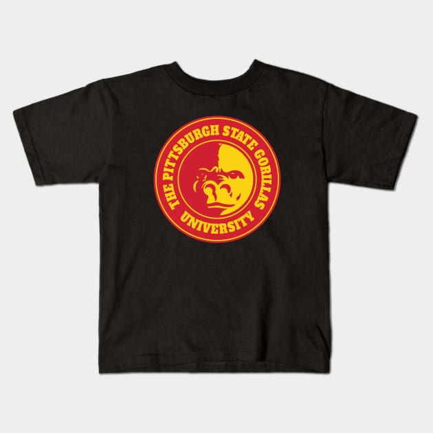 the great pittsburgh gorilas team Kids T-Shirt by MALURUH